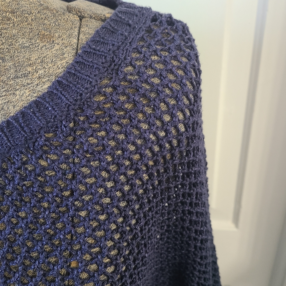 Open Knit 3/4 Sweater - Picture 2 of 9